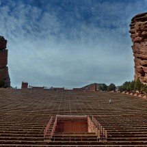 Red Rocks Amphitheater from the bottom